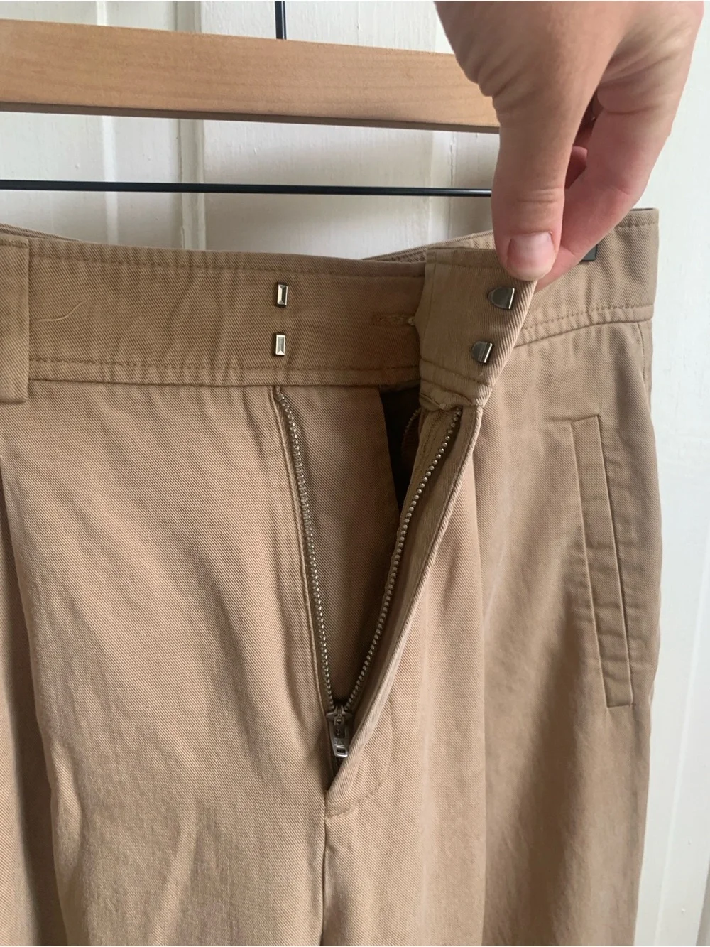 Everlane The Draper Pleated Trouser Pant Tan Brown Size 6